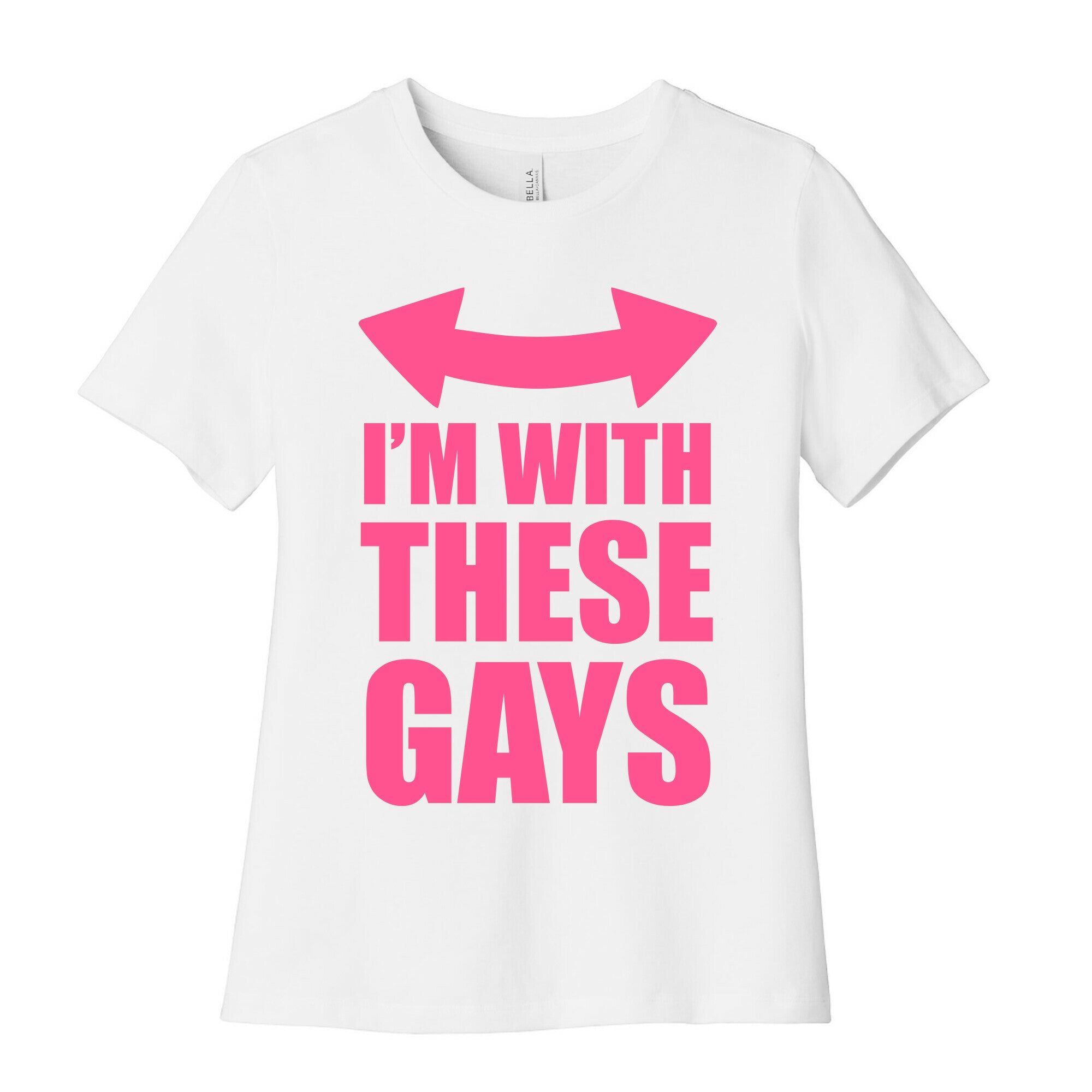 I'm With These Gays Women's Cotton Tee